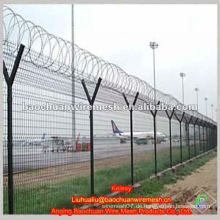 Hohe Verstärkung und Sicherheit Y Typ Post Low Carbon Stahl Draht Flughafen Zaun